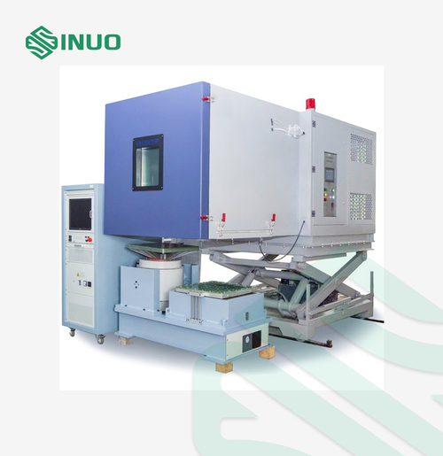 Elektromagnetische Trillings-Testmachine met Temperatuur, Vochtigheid en Trillingen Drie-in-één Testkamer