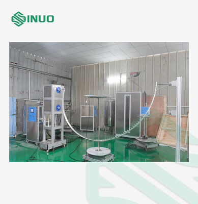 Goede prijs Geautomatiseerd IPX3 IPX4 waterdicht testapparaat met een naaldgat van Φ0,4 mm en een waterstroom van 0,07 L/min voor de naleving van IEC 60529. online